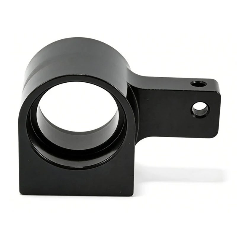 

CNC Metal Machining Parts Custom Machining Cnc Service CNC Turned & Milled Black Anodized Aluminum Mounting Bracket