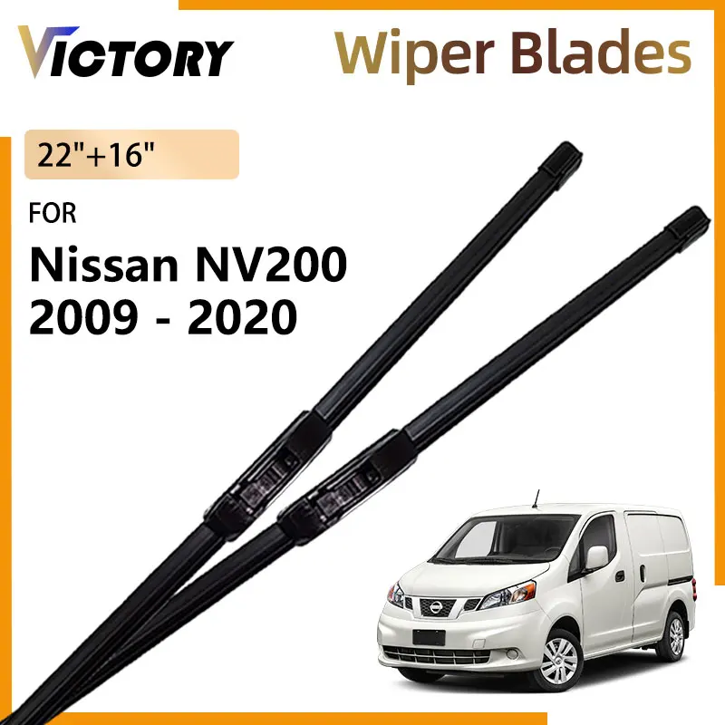 Do Nissan Evalia NV200 2009-2020 2019 2018 2015 2014 2010 Akcesoria Samochodowe pióra wycieraczek przednich Szczotki do szyb 22 "16"