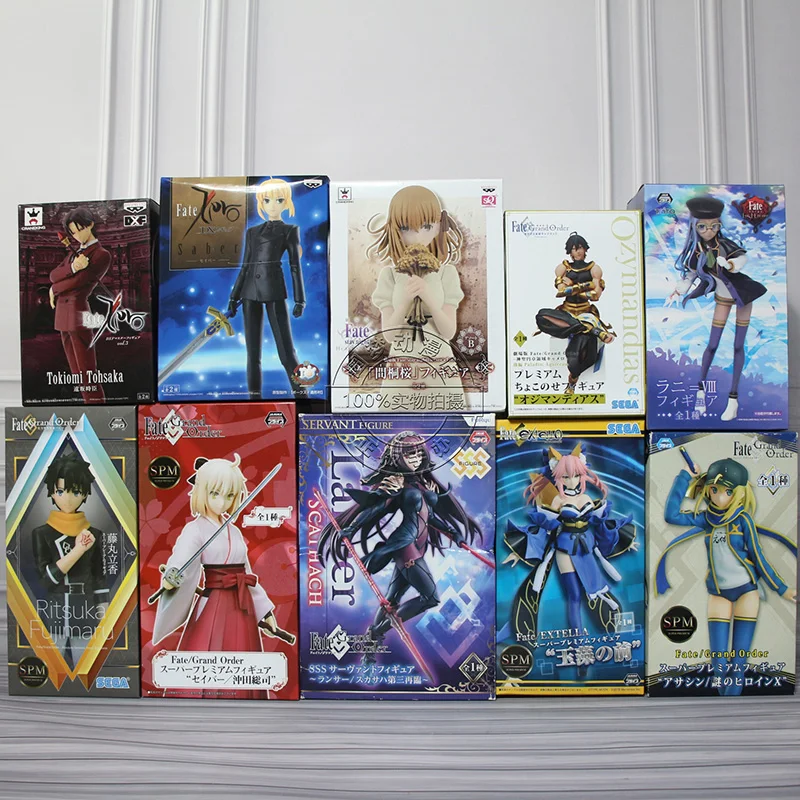 

Fate/Zero Action Figure Saber Altria Pendragon Fujimaru Ritsuka Tamamo No Mae Model Desktop Ornament Toys