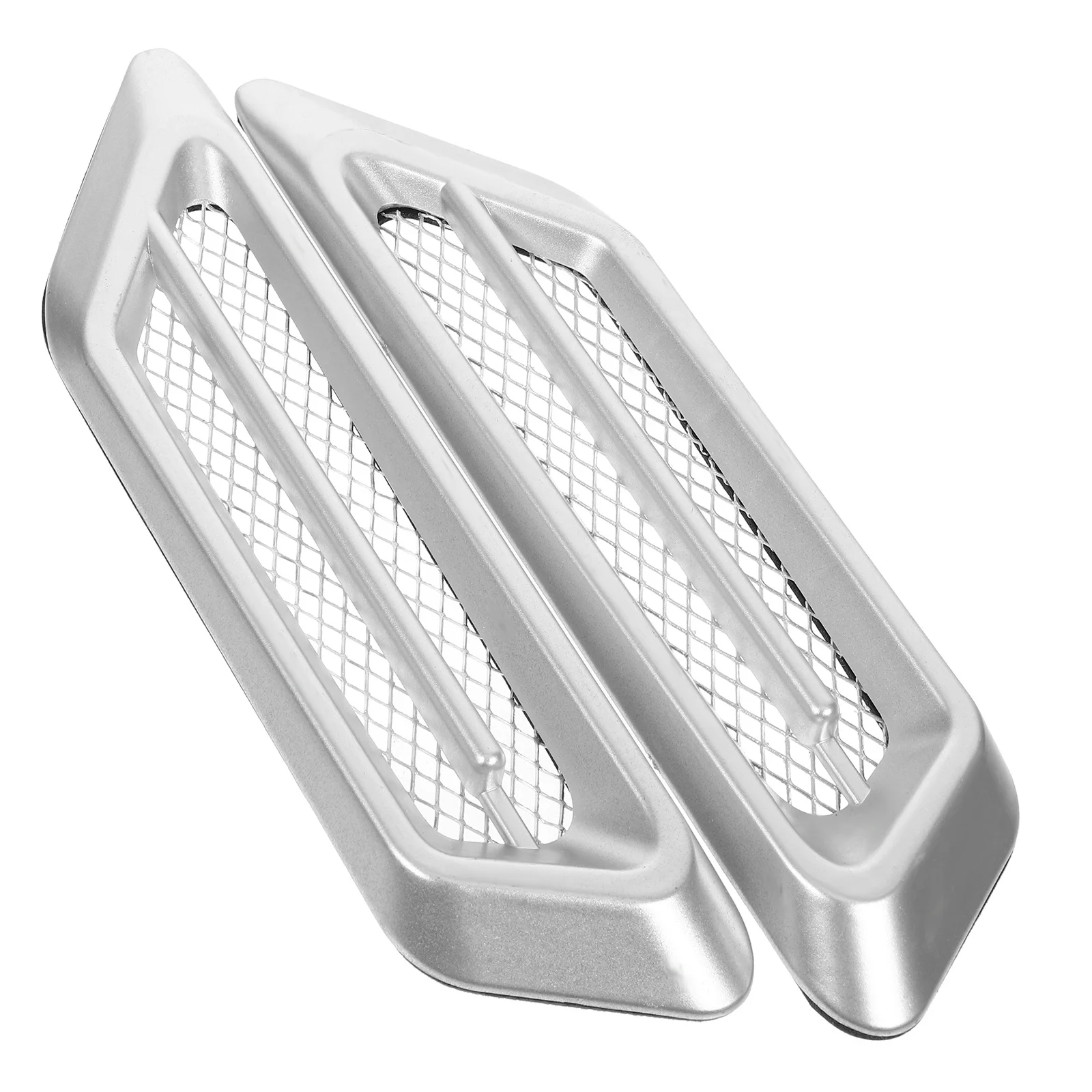 

2pcs Shark Gill Air Trim For Car Hood Decorative Sticker Abs Engine Cover Trim For Cars Trucks Hood Vent Sticker Car Air Vent