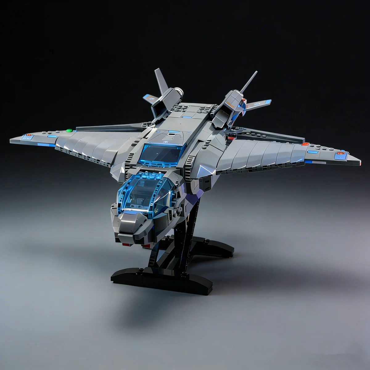 

790 шт., военный космический JET MOC-звездный корабль, истребитель, космический корабль, модель боевого самолета, игрушки, фигурки для мальчиков, строительные блоки, кирпичи, подарок
