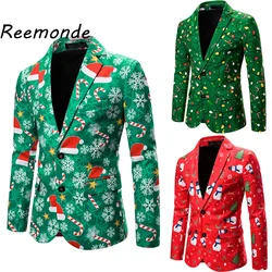 Winter Christmas New Year Party Clothing Costume Suit Gift Men Male Casual Fashion Metting Birthday Suits Coat Slim Uniform