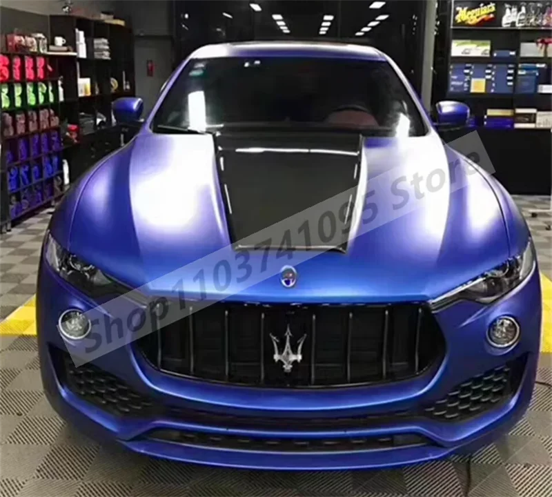 Real Carbon Fiber Front Bumper Engine Hood Bonnet Vent Cover For Maserati Levante 2016-2023