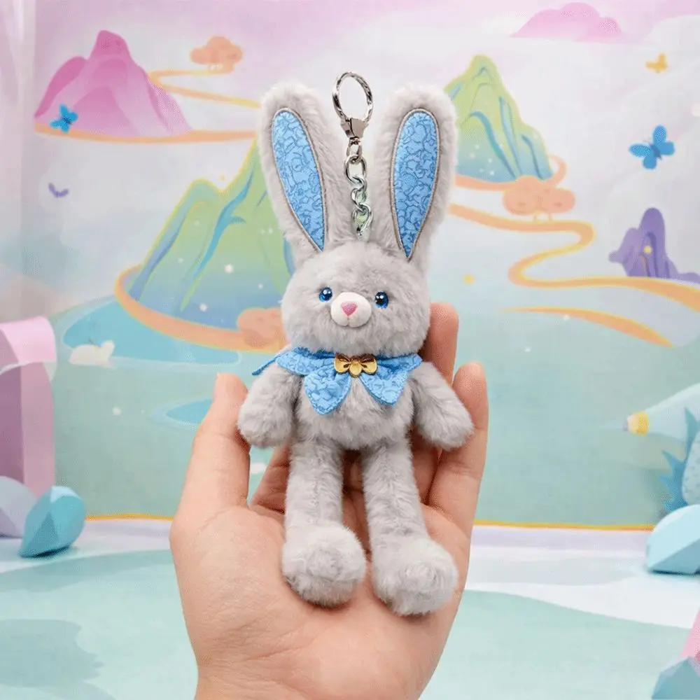 Soft Stuffed Stuffed Bunny Keychain Creative Design 30cm Size Rabbit Pendant Children Gits Kawaii Style Schoolbag Pendant Gift view 5
