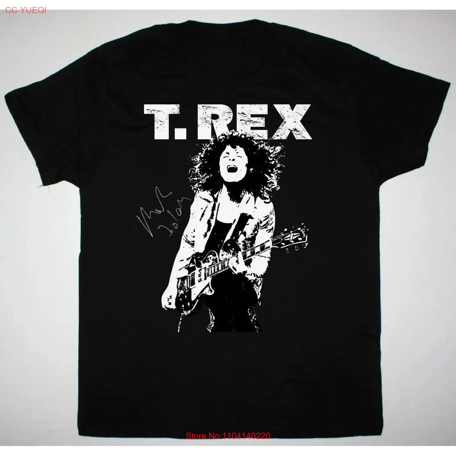 T REX Marc Bolan signature Album Shirt Full Size S to 5XL vintage Washed Stylish Top For Everyday Wear Stretched Casual