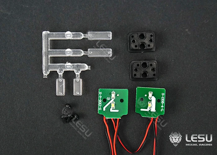 Rückleuchten mit Blinkfunktion, LED, 3V, Upgrade für 1/14 Tamiya RC, für SCANIA, MAN, Lesu, Actros, Bobcat, Lader, ferngesteuerte Spielzeugteile. – Detail 2