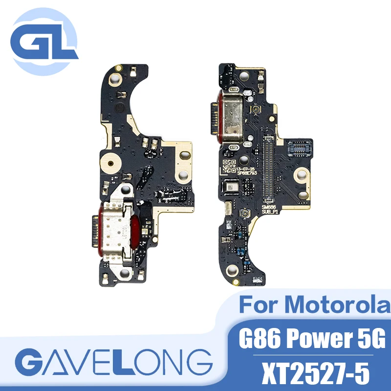 USB Charging Port Board Connector Port Main Mainboard Flex Cable For Motorola G86-Power 5G