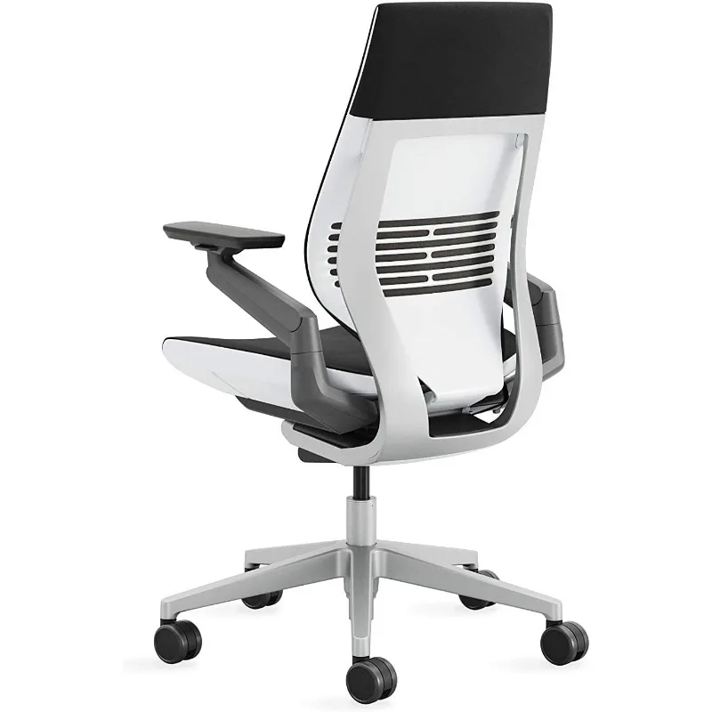 Silla de oficina Steelcase Gesture: silla de trabajo ergonómica con ruedas para alfombra, cómoda silla de oficina, sillas intuitivas para ajustar