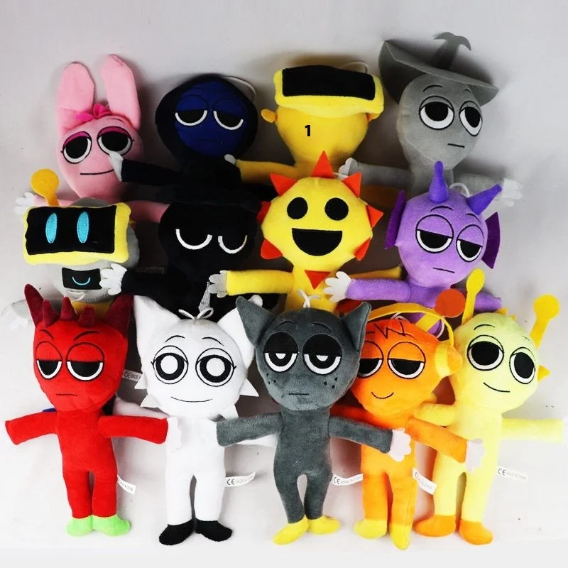 

Sprunki Plushies Toys Horror Sprunki Plush Doll For Fans Christmas Birthday Gift Toy Soft Game Cartoon Stuffed Dolls Kids Birthd