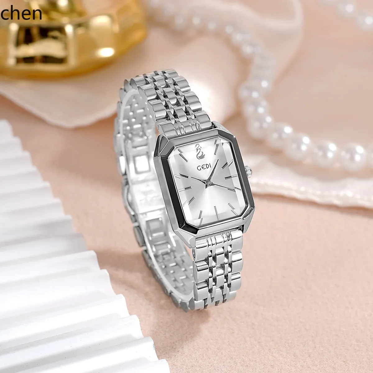 

ZZB small square watch: exquisite, stylish, minimalist, and elegant everyday quartz watch