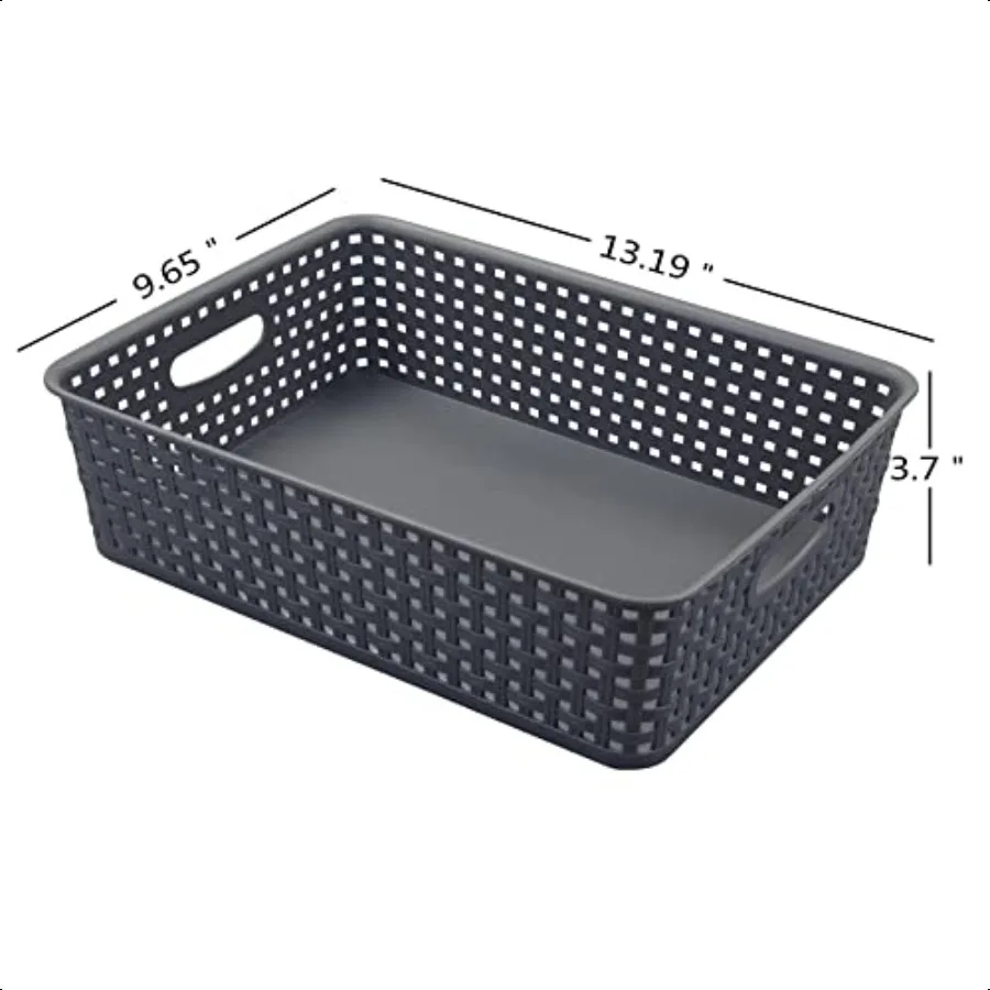 Vassoio portaoggetti in plastica da 4 pezzi Vassoio portaoggetti in carta per ufficio