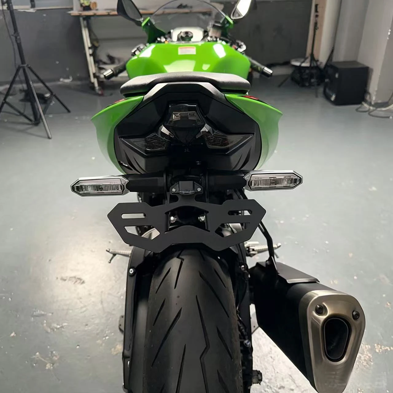 For Kawasaki ZX6R ZX636 2024-2025 Motorcycle Foldable Registration