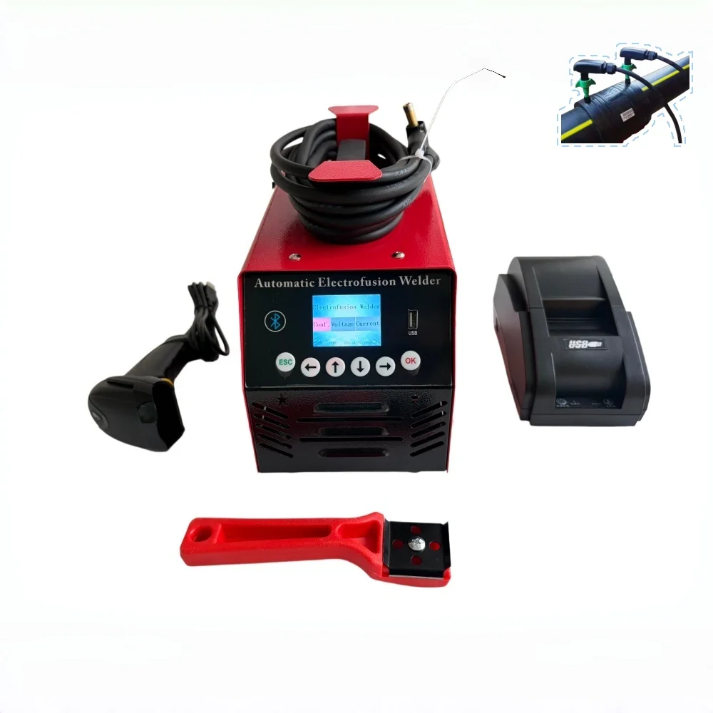 HAIDA New Portable 220V 4.2kW PE Pipe Electrofusion Welding Machine with 20-400mm Range