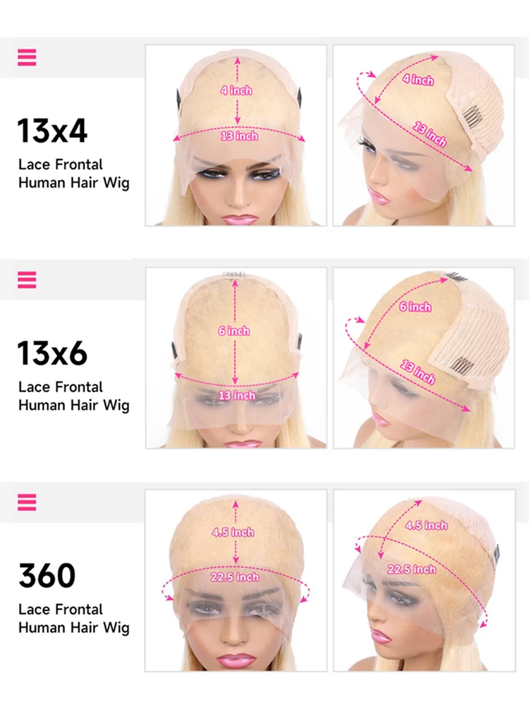 613 13x4 13x6 360 الدانتيل الباروكة الأمامية مستقيم العسل شقراء الدانتيل الجبهة خصلات الشعر المستعار الإنسان HD الدانتيل الباروكة الأمامية شعر الإنسان 200 الكثافة #6