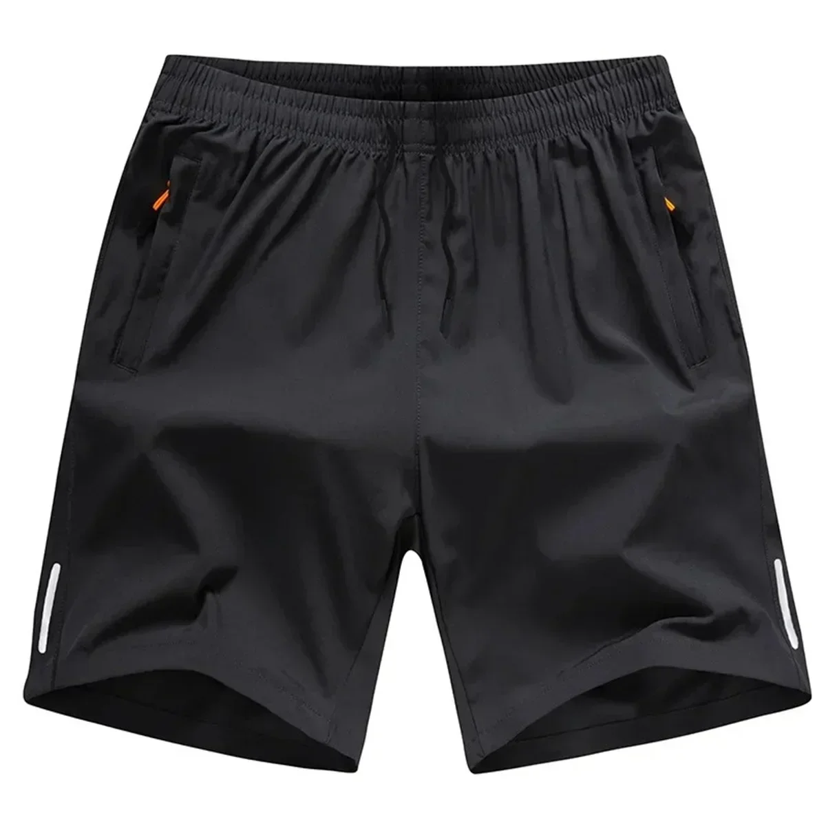 Mens Summer Quick Dry Athletic Work Shorts Casual Hiking Pants Shorts with Zipper Pockets Loose Fit Plus Size Outdoor Trousers