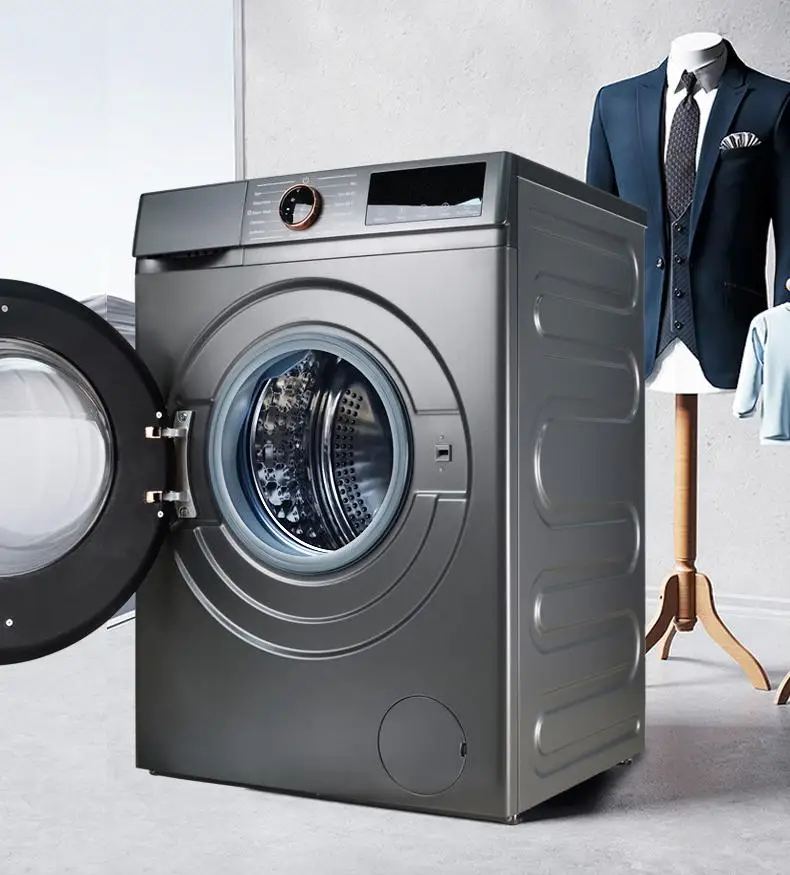 12Kg Fully Automatic Front Loading Washing Machine With EU Plug for Household Hotel Apartment Use