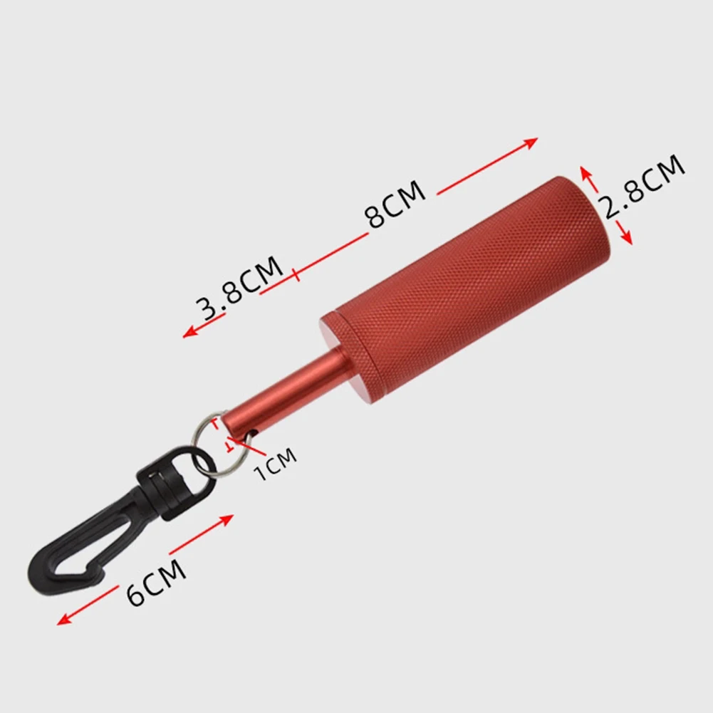 Signal Bell Diving Stick Aluminum Alloy Underwater Shaker With 360° Hook Underwater Diving Stick Communication Device