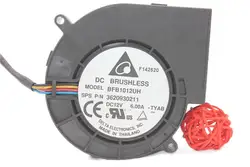 9733 ultra-violent Turbine Exhaust Fan 12V 6A BFB1012UH four-wire PWM Speed Control