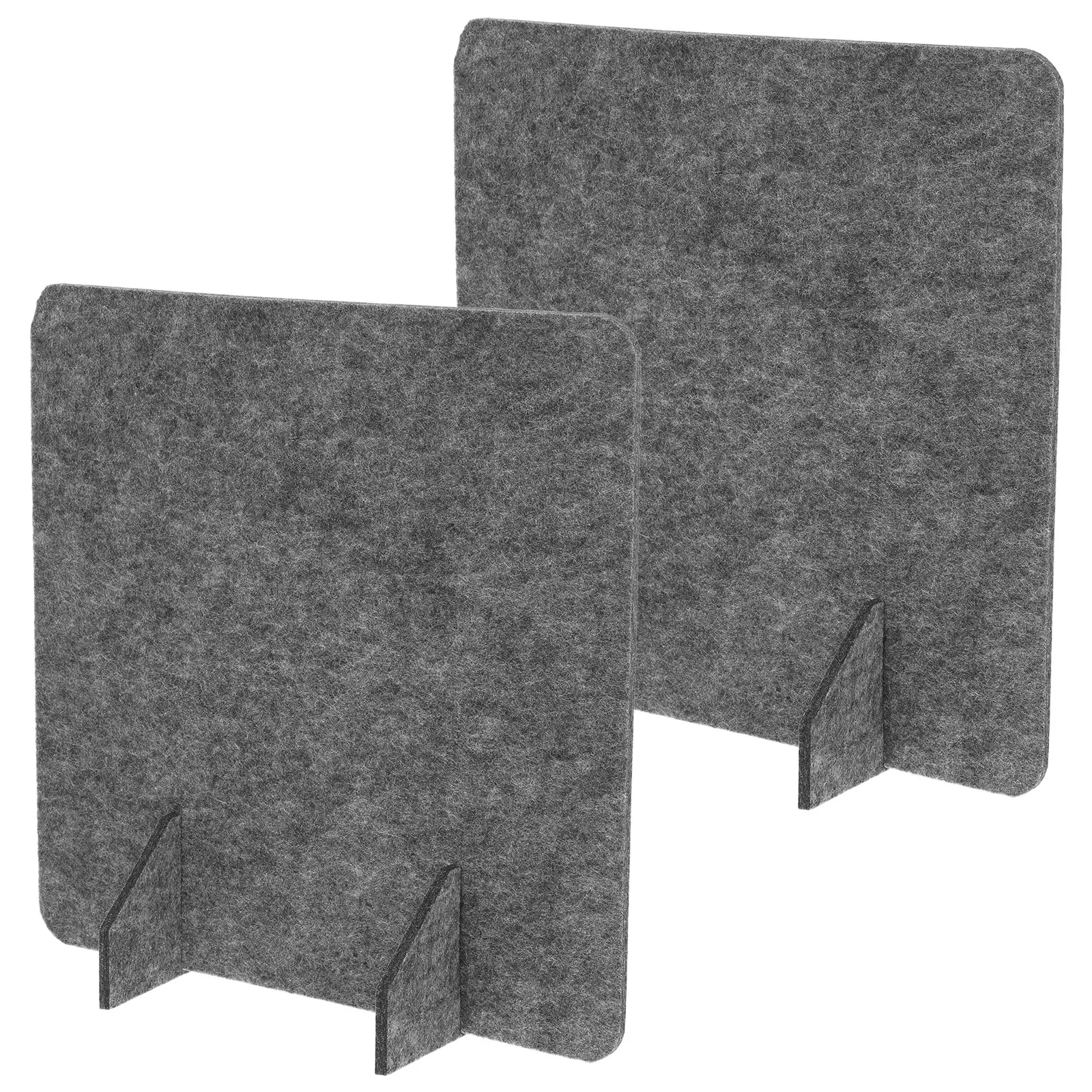 

2Pcs Felt Desk Divider Dark Grey Desktop Partition .75x6 Privacy Screen Office Classroom Workstation Table