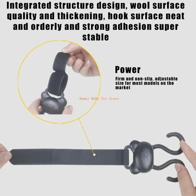 J0PF عربات الأطفال خطاف مزدوج عربة تخزين الرف عربة المنظم حقيبة حفاضات شماعات كليب للجنسين صبي الفتيات السفر الأساسية