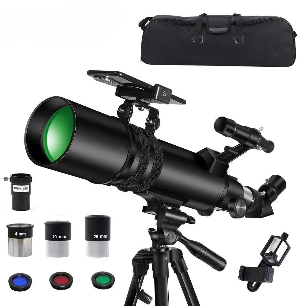 90600 Astronomical Telescope, High Power Large Aperture 90MM HD Professional for Deep Space Observation Star Gazing,