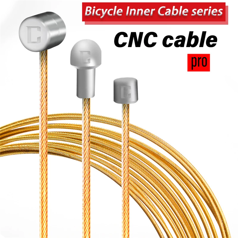 Cable de cambio de bicicleta CNC, Cable de freno de bicicleta de montaña y carretera, Línea interior delantera y trasera, 1 unidad