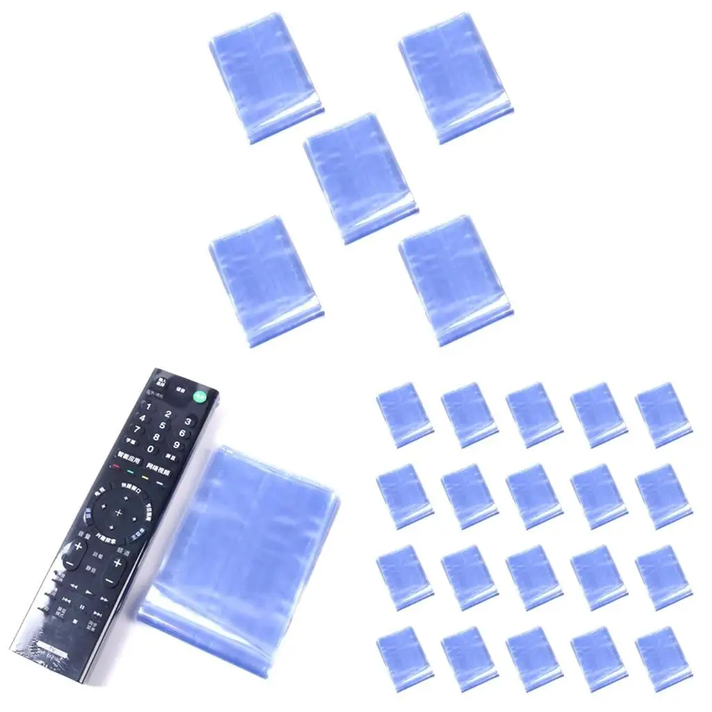  Air Condition Remote Controls Cover Remote Heat Shrink Wrap Bags Dustproof Film