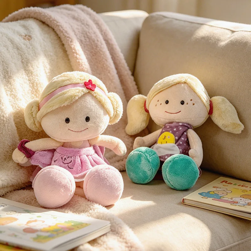 Cute Mermaid Princess Plush Toys Stuffed Dolls Sleeping Pillow Soft Rag Doll Girls Birthday Gifts Nursery Room Decor Present