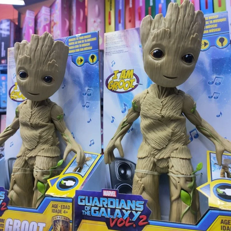 Dancing Swing C0225 Guardians of the Galaxy 2 Groot PVC Statue Action Figurine Desk Collectible Anime Model Toys Figures Gift