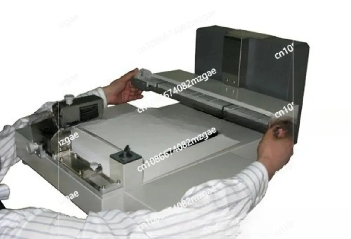 Desktop 12-Inch Photo Album Binding Machine, High-Speed Butterfly Book Finisher with 180° Lay-Flat Design for Professional