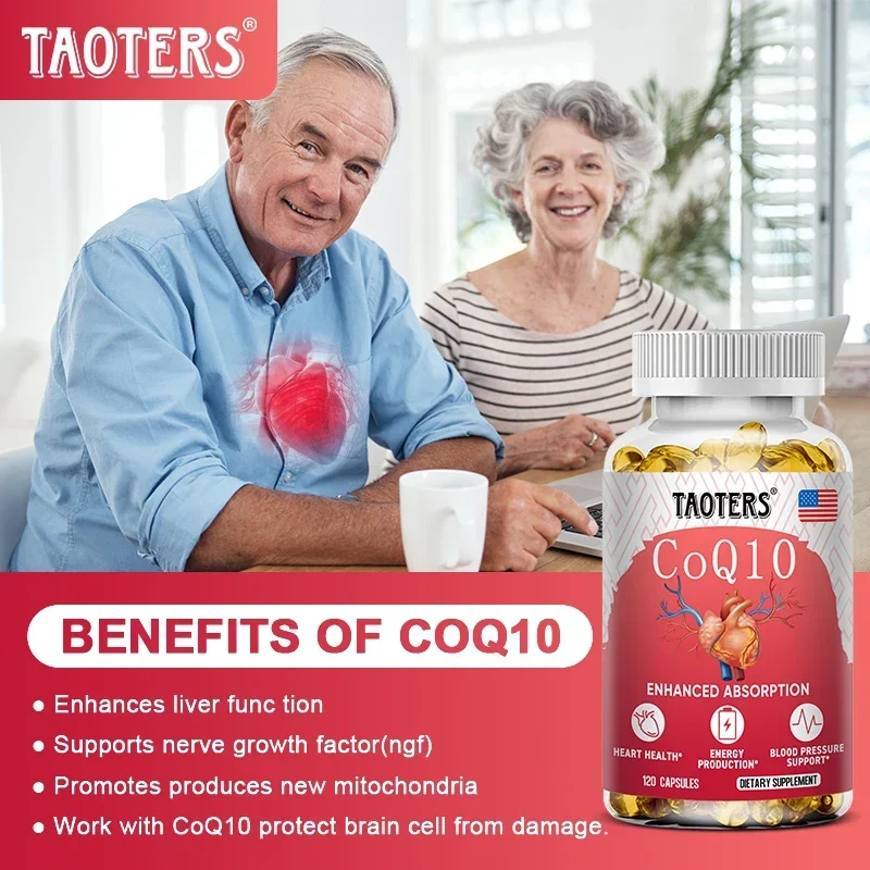 CoQ10 400mg - High Absorption, Coenzyme Q-10 , Non-GMO Gluten Free Vegan , Dietary Vitamin Supplement Antioxidant Support