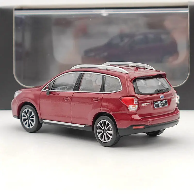 Original 1:43 Subaru Forester XV Off-road Vehicle Alloy Car Model Blue Red Adult Classic Collection Gift Souvenir Toy Spot