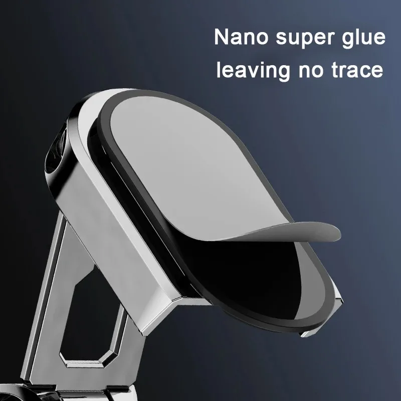 حامل هاتف مغناطيسي قابل للدوران للسيارة ، حامل للهاتف المحمول ، حامل معدني ، قابل للطي ، مغناطيس قوي ، دعم في السيارة ، iPhone ،