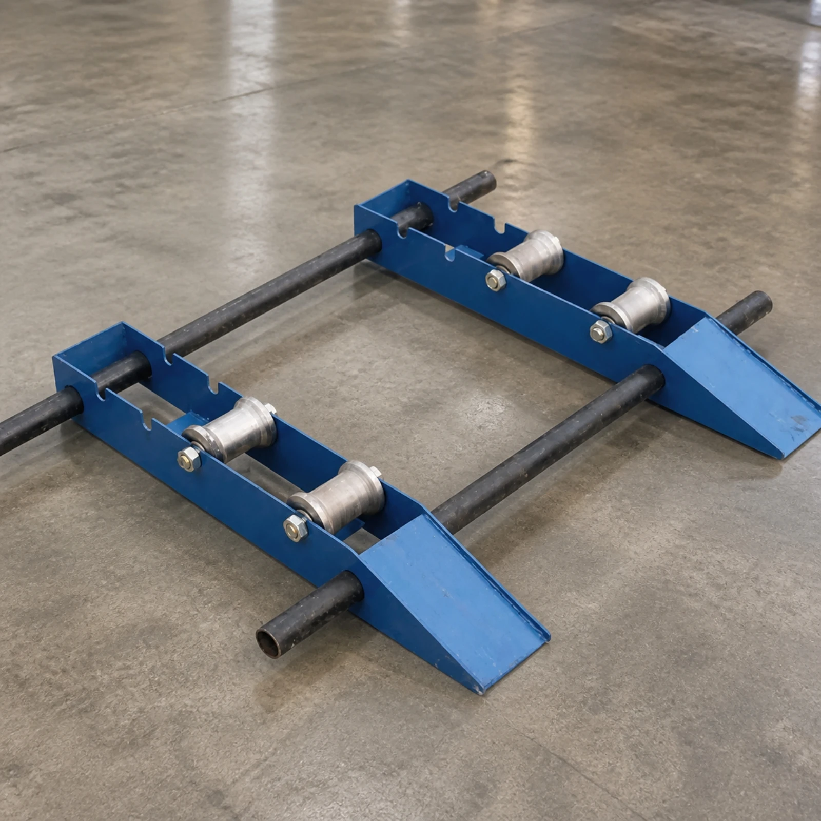 Portable Horizontal Cable Reel Stand Sturdy Cable Reel Stand with Adjustable Rollers Wire Dispenser High-Strength Commercial