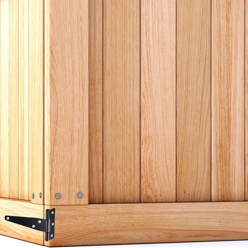 6 PCS 4 Inch T-Strap Hinges Rustic Gate Strap Hinge Rustproof Gate Door Black Hinges for Windows, Fence and Barn Gates image 5
