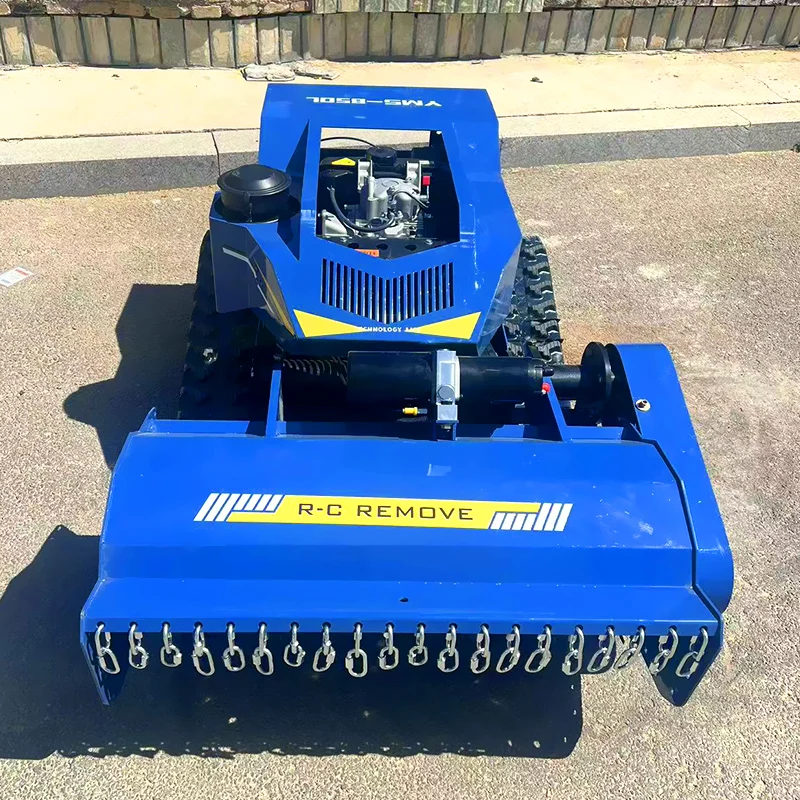 Customized Agricultural Flail Lawn Mower - EPA CE Certified Remote Control Cordless Weeder Brushcutter Mowing Robot