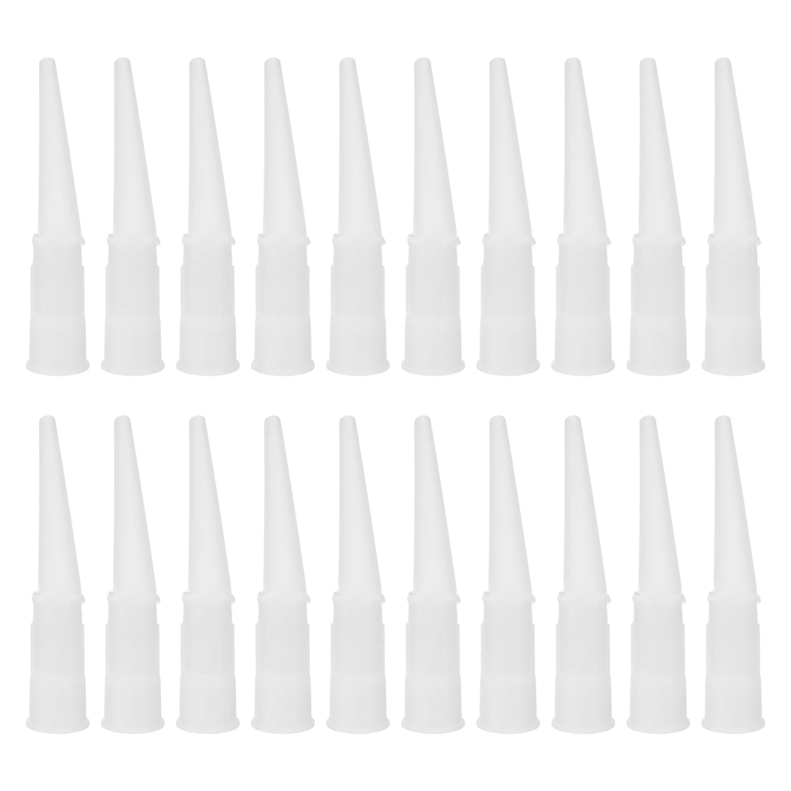 

20pcs Plastic Caulk Nozzles 1.5Cm I. Seamless Home Sealing Reusable Caulking Applicator Extension Tips Kit Joint Filling