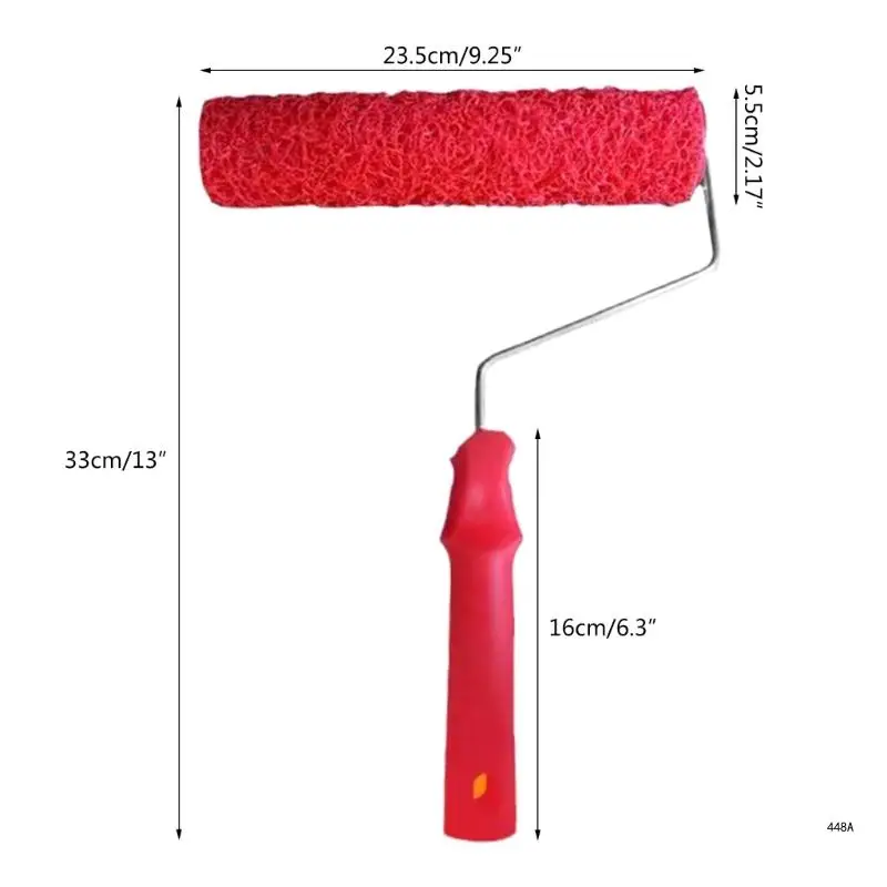 Putty Roller Wall Brush Texture Pattern Roller Brush Drywall Compound Roller for Smooth Plastering Construction Tool
