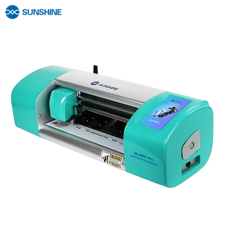 

Sunshine SS-890C Pro Hydraulic Film Cutting Machine For Front Back Proctive Films Below 12.9 inches Phones Watchs Use