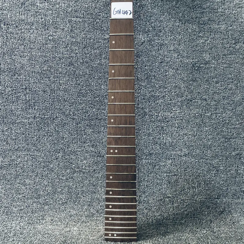 GN442 Mini Electric Guitar Unfinished ST Guitar Neck 24 Frets Rosewood Fingerboard Genuine Mitchell with Crack and Damages