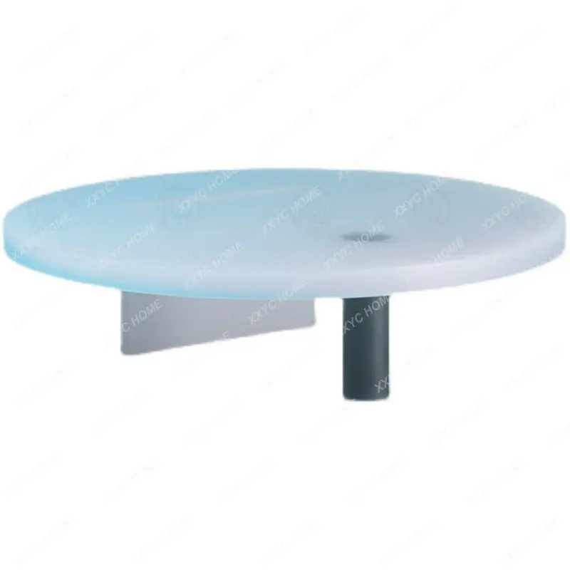 Minimalist Frosted Acrylic Tea Table Living Room round Tea Table Simple Living Room Home Small round Table round Side Table