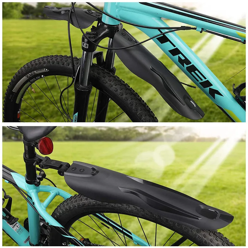 1 Pair Bike Mudguard High Quality MTB Bicycle Mountain Widen Lengthen Fenders Set Mud Guards Wings For Bicycle Front/Rear