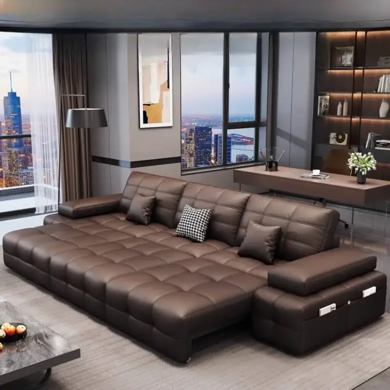 

Brown European Electric Sofas Single Lazy Luxury Relax Curved Living Room Sofas Quality Style Sofa Wohnzimmer Furniture For Home