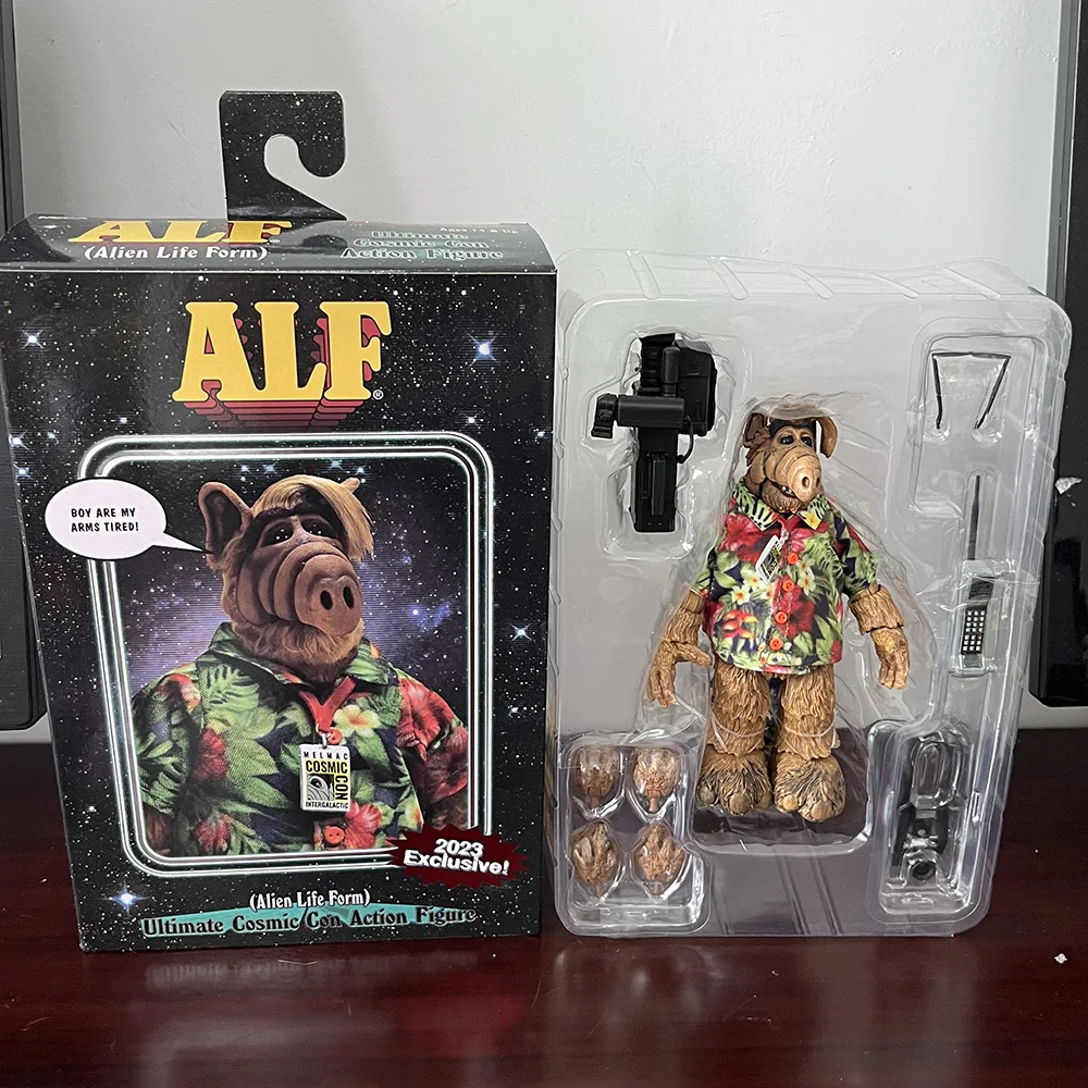 NECA Alien Life شكل ALF شخصية أكشن كونية قصوى ، ألعاب نموذجية حصرية ، دمية متحركة مشتركة ، هدية للأطفال ، NECA ، our