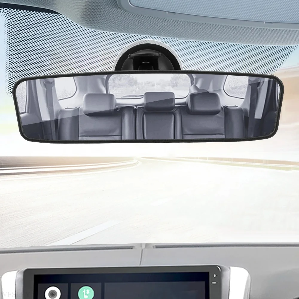 Innenrückspiegel 360° ° Drehbarer Auto-Rückspiegel Weitwinkel-Rückspiegel Verstellbarer Saugnapf Auto-Styling Universal – Detail 1