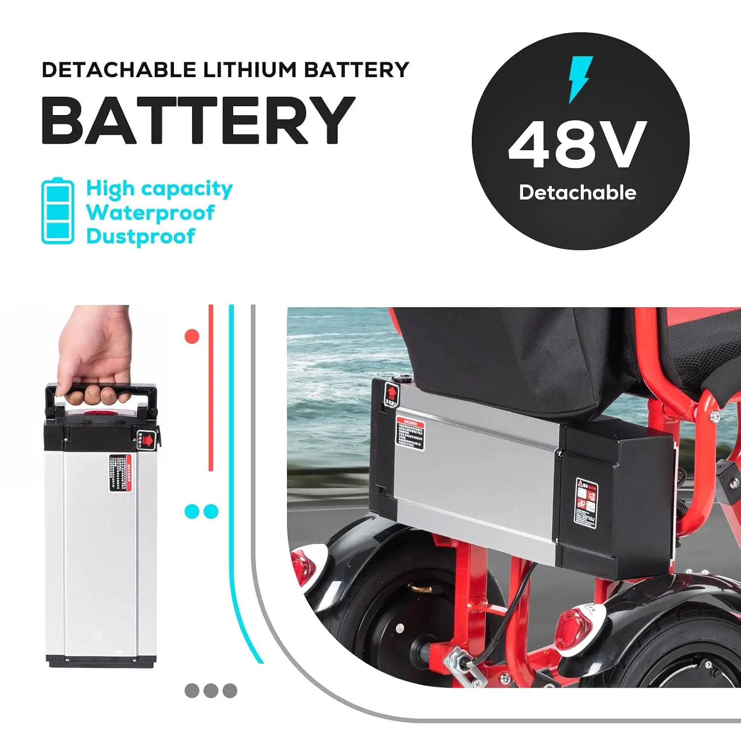 Thumbnail 4 - #2 Mobility Scooters Sale