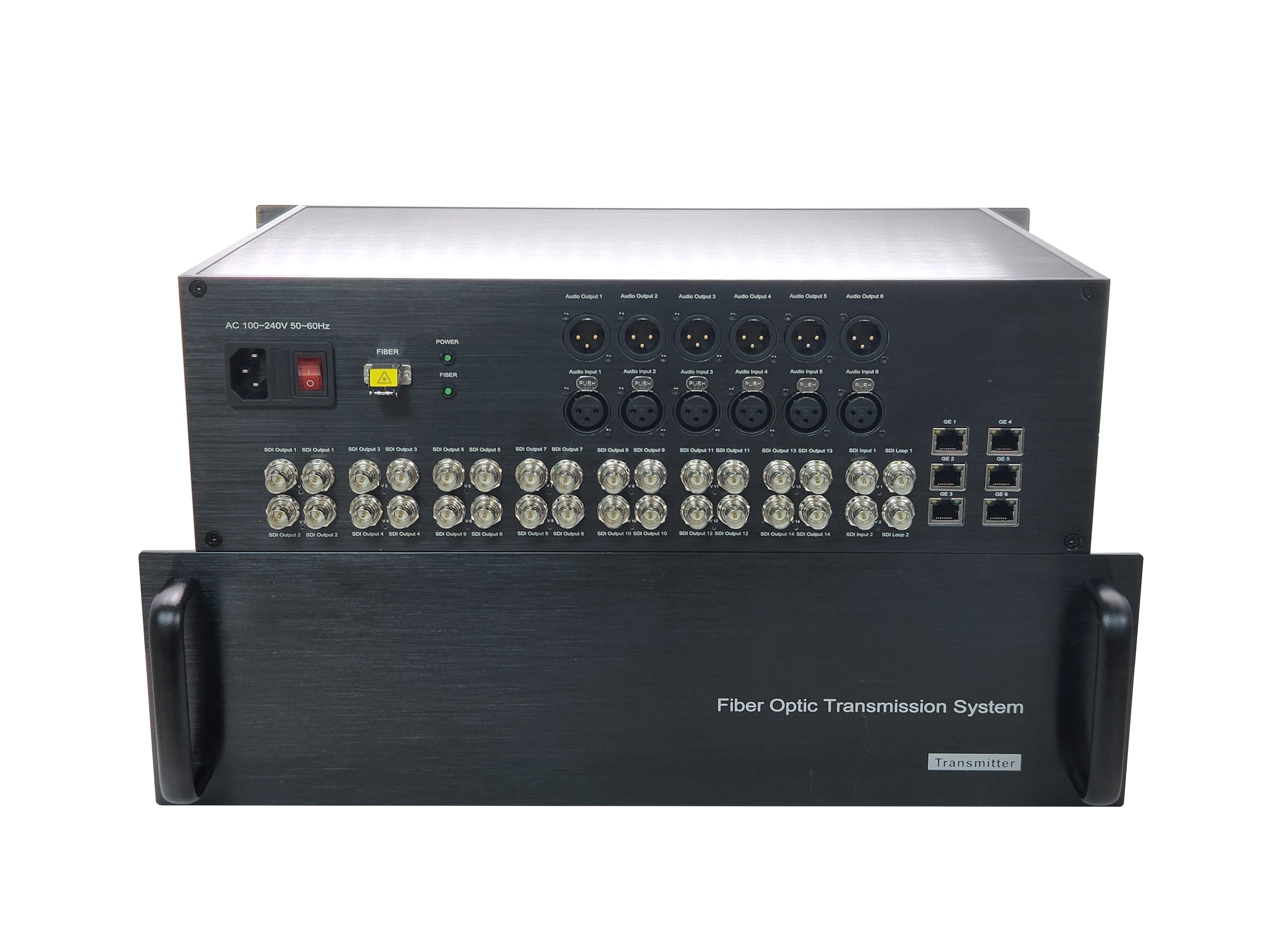 High Definition 1080P 16CH Video/XLR o/Ethernet SDI Optical Transceiver 3G SDI Video Converter 20KM Fiber Optic Equipment