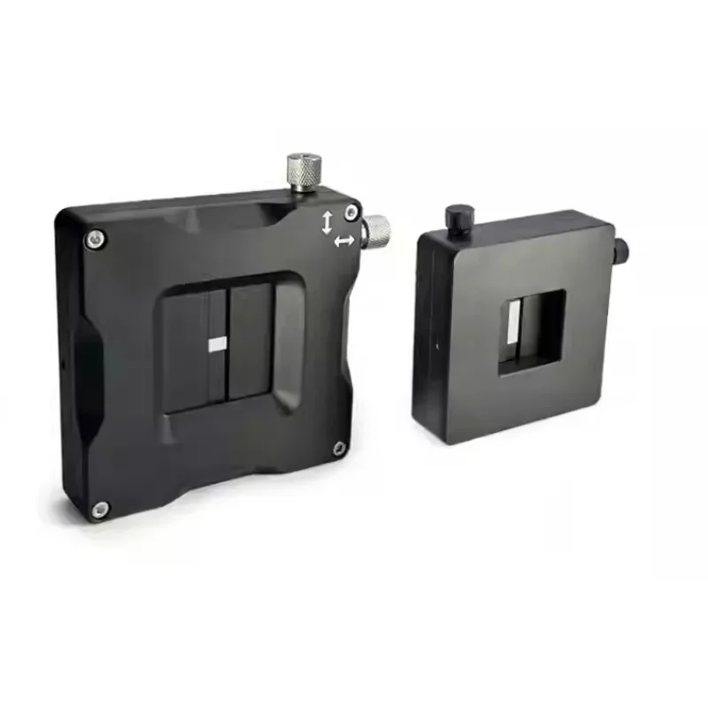 Adjustable Slit 4-Blade Iris Diaphragm Square Beam Aperture Light Flux Control Optical Shutter