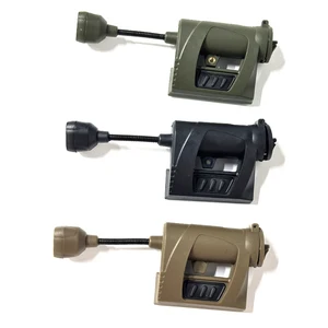 mpls luz de capacete tático 3 modos lanterna led lâmpada ir iluminação noturna ao ar livre para caça militar ciclismo capacete lâmpada 8 principais vendas farol moto militar - №1