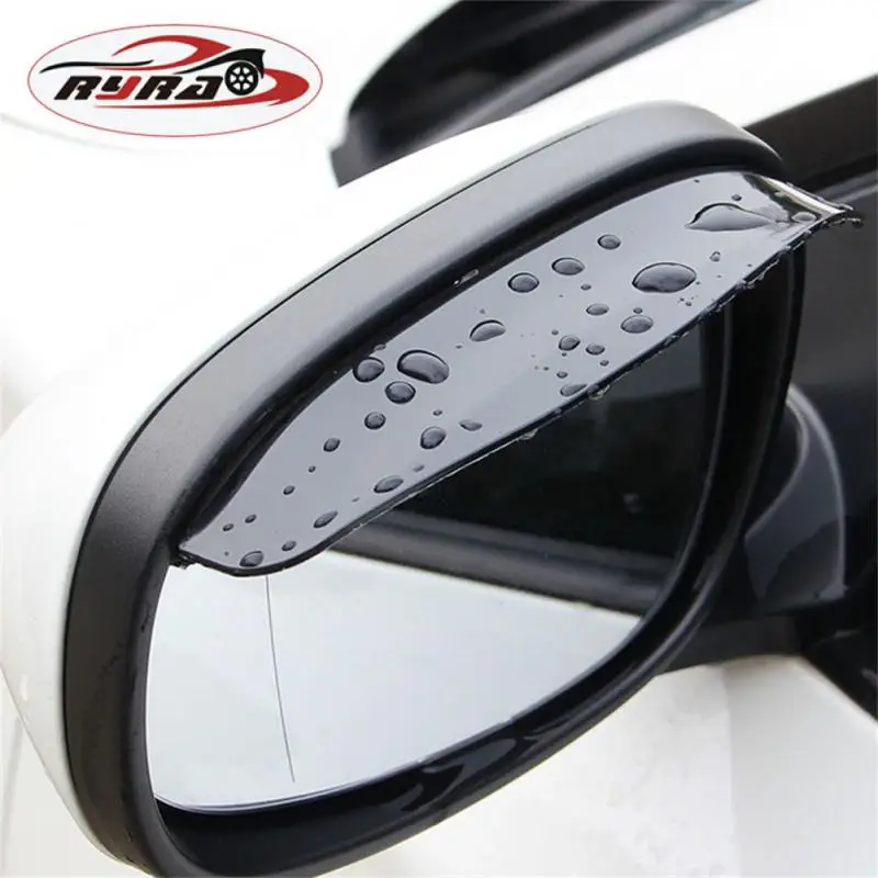 Rear View Side Mirror Rain Eyebrow Shield Waterproof Rearview Mirror Cover Rain Shield Durable Transparent Universal